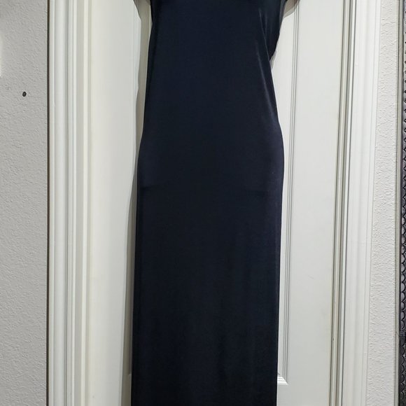 IMPRESSIONS Black Sleeveless Maxi Dress, Size 1X - Picture 2 of 7